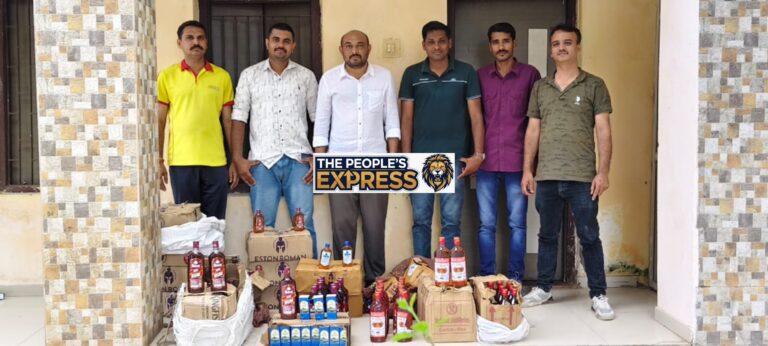 Raid/લખતરના તલવાણી ગામે રહેણાક મકાનમાંથી વિદેશી દારૂનો જથ્થો ઝડપાયો.