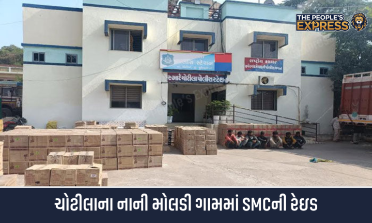 chotila-liquor-worth-1-77-crores-seized-from-vadwala-darshan-hotel-in-nani-moldi